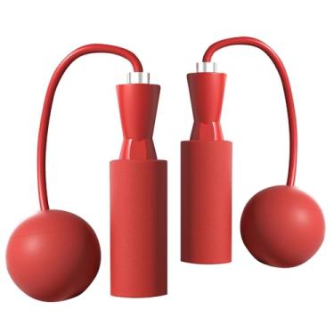 Imagem de Corda de pular ponderada sem corda corda de pular sem linha velocidade sem fio para exercícios físicos em qualquer lugar corda sem corda para treino de exercícios construção de corpo de praia (bola