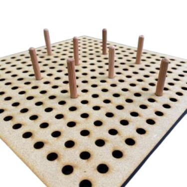 Imagem de Artpical, Placa Para Blocagem Blocador Crochê Ou Tricô Mdf 30 X 30cm