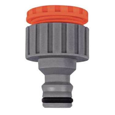 Imagem de Bico Adaptador Para Engate Rapido 3/4 e 1/2 Tramontina Jardim Quintal 