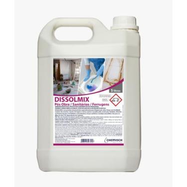 Imagem de Dissolmix Desincrustante Pós Obra Limpador Concentrado 5 Litros - Chem