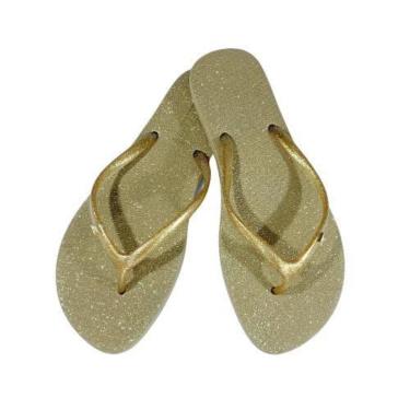 Imagem de Chinelo Brizza Arezzo Dourado-Feminino