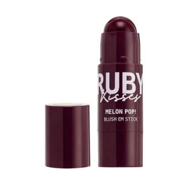 Imagem de Blush em stick melon pop roxo ruby kisses mbs04b