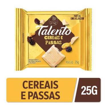 Imagem de Choc Garoto Talento Cereais E Passas 25G