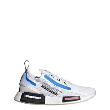 Imagem de adidas NMD_R1 Spectoo Womens Shoes Size 5, Color: White/Black/Blue