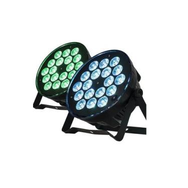 Imagem de Par LED 18X12 RGBWA SLIM Plástico BX432 - BRIWAX