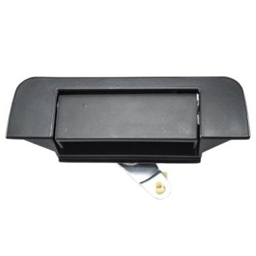 Imagem de Maçaneta Externa Tampa Traseira Caçamba Preta Compatível com Hilux Apó