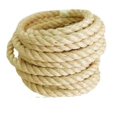 Imagem de Corda Sisal 20mm 20 Metros Naval Rasada Decoração Artesatos - Fits Lif