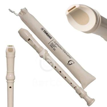 Imagem de Flauta Doce Yamaha Germanica Yrs-23g Soprano Original C/ Capa - Yamaha