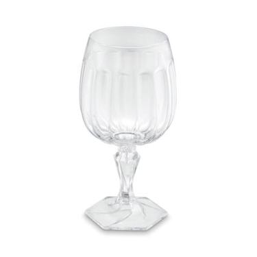 Imagem de Taça Plástica Para Água Suco Chá Gin Festa 350ml Samba Transparente - 