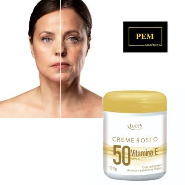 Imagem de Antirugas Creme Com Colágeno e Vitamina E 50+ - Lucy's