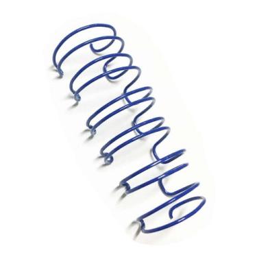 Imagem de Caixa Espiral Garra Duplo Anel Wire-o 3x1 A4 3/8 60 Fls - Lassane, AZU