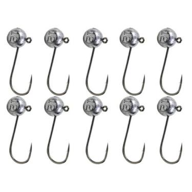 Imagem de Jig Head Facetado 12g (Anzol 4/0) - 10 Unidades - Chumbadas Oficial