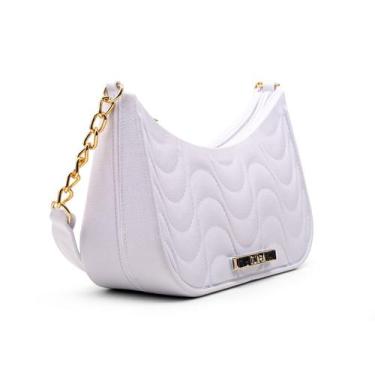 Imagem de Bolsa Feminina Guará De Ombro Formato Lua Lançamento, 0100branco