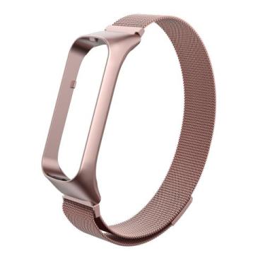 Imagem de Pulseira Milanese Para Galaxy Fit2 r220 Pink Rose - 123smart