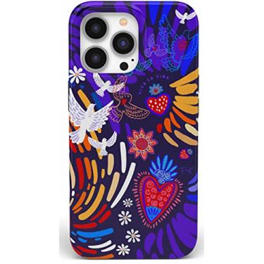 Imagem de Casely Capa para iPhone 14 Pro | Compatível com MagSafe | Viva La Vida | Capa Colagem Frida Kahlo