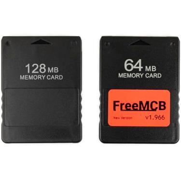Imagem de whiteeeen Bota gratuita de cartão de memória 64 MB 1,966 para FMCB PlayStation 2 PS2 e 128 MB Plug and Play