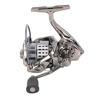 Imagem de Molinete Giratório, Molinete de Pesca Com Engrenagem de Latão, Rolamentos de Aço Inoxidável, 5,2:1, Chanfro Elevado, Fundição Larga para água Doce (1000S)