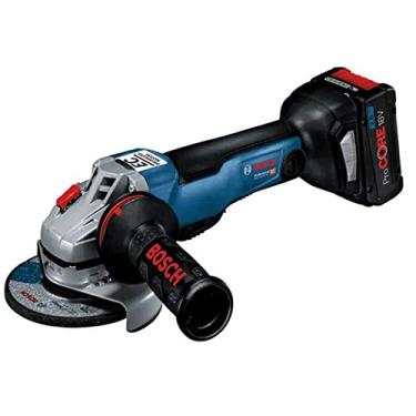 Imagem de Bosch Esmerilhadeira Angular GWS 18V-10 PC 18V com 2 baterias, 1 carregador e maleta