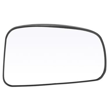 Imagem de X AUTOHAUX Substituição de vidro do espelho aquecido do lado do passageiro retrovisor do carro com placa de suporte para Nissan Tiida 2007-2012