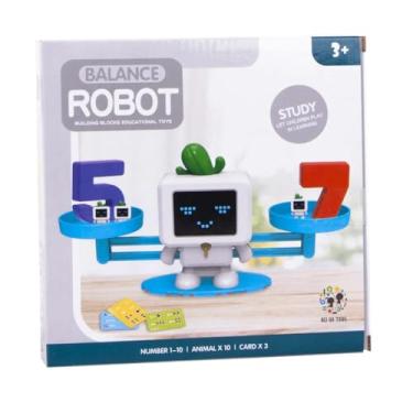 Imagem de Brinquedos Robô Balance Contando Jogos De Matemática STEAM TOY