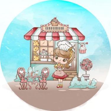 Imagem de Painel Festa Redondo C/ Elástico 1,50m Confeitaria - Fadrix
