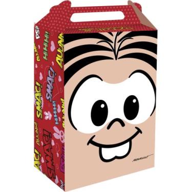 Imagem de Caixinha Surpresa Lembrancinha Festa Turma da Mônica - Kit com 8 unida