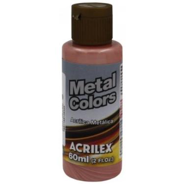 Imagem de Tinta Metal Colors 60ml - 499 Rose Gold Acrilex