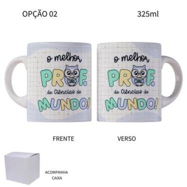 Imagem de Caneca 325ml Dia Dos Professores Prof de Ciências Corujinhas - LARANJA