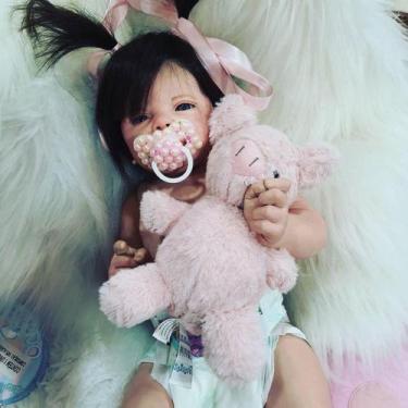 Imagem de Bebe reborn  silicone  pode dar banho      - Kelly lemos  bebes  rebor