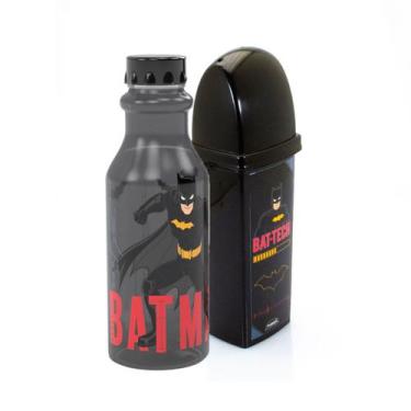 Imagem de Kit Volta as Aulas Escolar Garrafa de Água Infantil 500 ML e Porta Esc