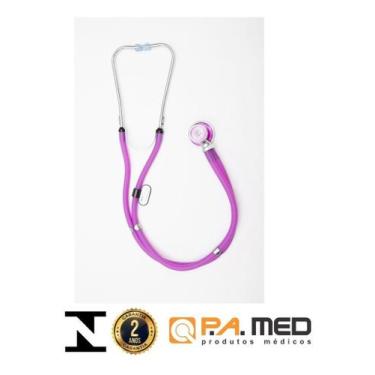 Imagem de Estetoscópio Clinico Rappaport Adulto E Infantil Com Garantia De 2 Ano