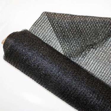 Imagem de Tela Sombrite Raschel 35% 12x62m Preta Para Proteção e Sombreamento de