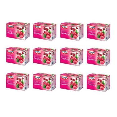 Imagem de Kit c/ 12 Chá Cranberry 10 Saches (70238)- Dr Oetker - Dr. Oetker