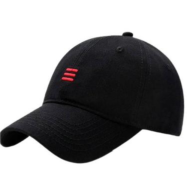 Imagem de Boné de Beisebol Masculino Esportivo Liso Design Clássico Ajustavel - 