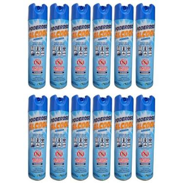 Imagem de Kit 12 Poderoso Álcool Desinfetante 400ml Cada - Kelldrin