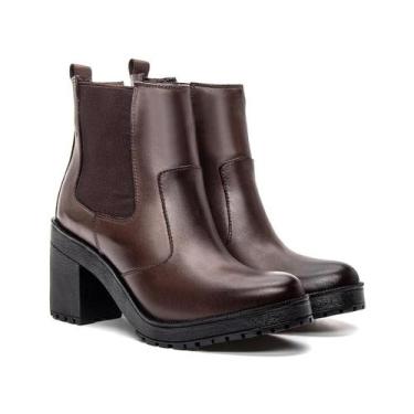 Imagem de Bota Feminina Marina Classic 0880 Dark Brown - Zapattero