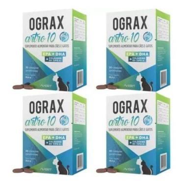Imagem de Ograx Artro 10 Suplemento Para Cães Cão Gatos 30 Cap Kit 4