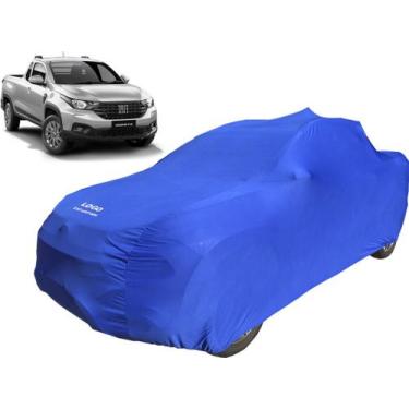Imagem de Capa Para Carro  Lycra Fiat Strada Cab. Simples Anti-risco - Mz, Azul