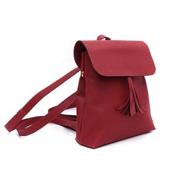 Imagem de Mochila Feminina Mochilinha Compacta Espaçosa Fashion Estilosa - A L C