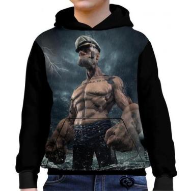 Imagem de Moletom Popeye Infantil UNISSEX Olivia blusa casaco Roupa MR - Alemark
