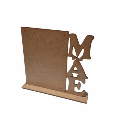 Imagem de Kit 10 porta retrato dia das mães MDF CRU - Lembrancinhas dia das Mães