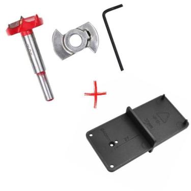 Imagem de Broca Caneco 35mm e Gabarito para Dobradiça - AllinaBox