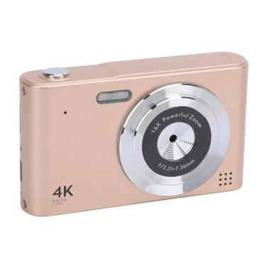 Imagem de Câmera Digital 48MP 4K, Câmera CCD retrô, Câmera Digital SLR para Fotografia, Zoom 16x, Tela IPS de 2,4, Flash Integrado, Foco Automático, Câmeras de Vídeo Vlogging para Viagens
