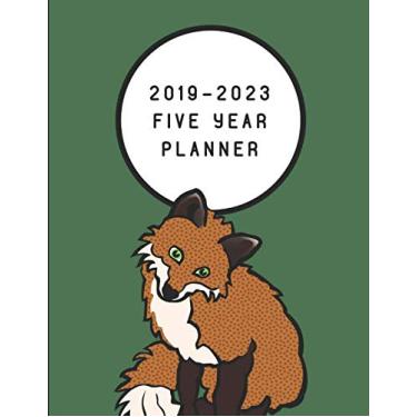 Imagem de 2019-2023 Five Year Planner: Fox Themed Monthly Diary