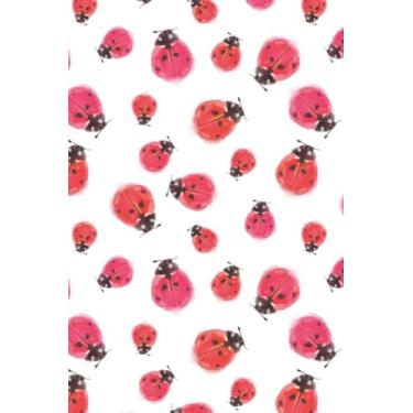 Imagem de Cute Ladybugs Notebook Journal Blank Wide Ruled Pages Paper Composition Book Daily Planner Notes