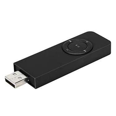 Imagem de Leitor de Música MP3 Leitor de MP3 Portátil Com Cordão para Atividades Ao Ar Livre (preto)