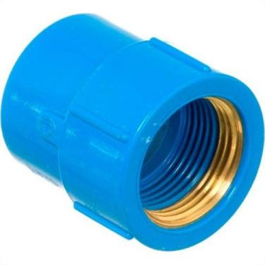 Imagem de Luva Azul Tigre Liso Rosca Reducao 25Mm X 1/2''  - Kit C/30