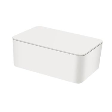 Imagem de Amagogo Dispensador de lenços umedecidos para bebês, recipiente recarregável à prova de poeira, mantém os toalhetes limpos com tampa, suporte para toalhetes, Pequeno