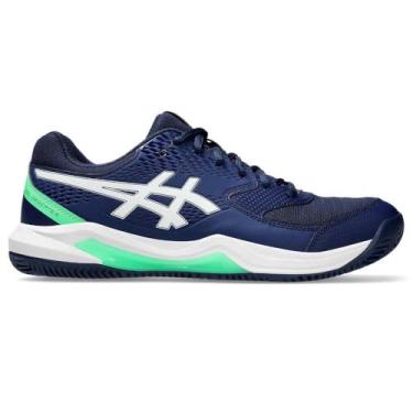 Imagem de Tênis ASICS Gel-Dedicate 8 Saibro - Masculino - Azul/Branco - tam: 39