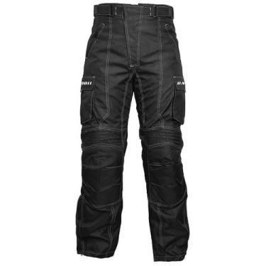 Imagem de Calça Motociclista Impermeável com Proteções - ZERO - Racing Rabbit, 4